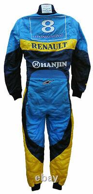 2022 F1 RENAULT Printed Go kart racing suit, in All Sizes, Free Gifts
