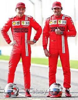 2022 Misson Winnow Ferrari Suit CIK/FIA Level 2 F1 Go Kart Racing Suit