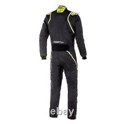 ALPINESTARS 3355120-155-58 GP V2 Race Karting Racing Suit Black/Yellow 58 XL SFI