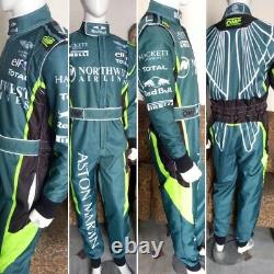 Aston Martin Go Kart Race Suit Cik/fia Level 2 Approved With Free Gifts Included