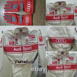 Audi Kart Racing Suit CIK-FIA Level 2 + Free Gift of GLOVES&BALACLAVA