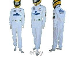 Ayrton Senna 1993 TAG Heuer Embroidered patches go kart race suit, In All Sizes