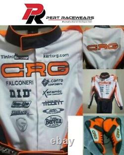 CRG Go Kart Race Suit Level 2 Approved with Boots & Balacalava