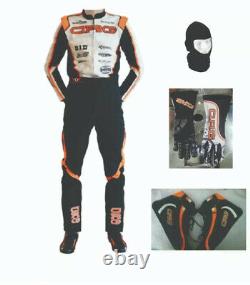 Crg Go Kart Race Suit Cik Fia Level 2 Approved With Shoes Gloves Gift Balaclava