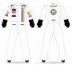 Custom F1 Racing Suit Level 2 Approved Go Karting Race Suit With Gifts