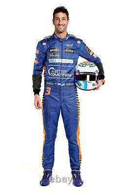 Daniel Ricciardo 2021 Printed Go Kart Racing Suit F1 Mclaren Driving Suit