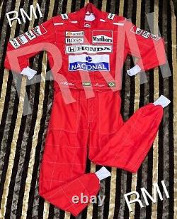 F1 Ayrton Senna 1991 Marlboro Cordura printed suit/ Go Kart/karting Race/Racing