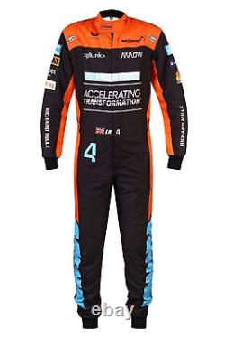 F1 McLaren Race Suit CIK/FIA Level 2 Go Kart Racing Suit In All Sizes