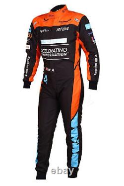 F1 McLaren Racing Suit CIK/FIA Level2 Go Kart Race Suit With Fire Resistant Sock