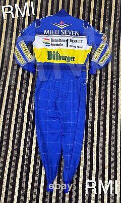 F1 Michael Schumacher 1995 Embroidered Patches suit Go Kart/karting Race Suit