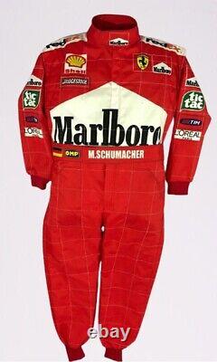 F1 Michael Schumacher 2001 printed Go Kart Race Suit Available In All Sizes