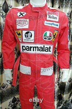F1 Niki Lauda 1976 replica embroidered patches go kart race suit, In All Sizes