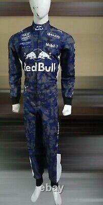 F1 Racing RedBull Printed Suit Go Kart/Karting Race/Racing Suit