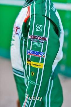 F1 Tony Kart Racing Team Suit CIK/FIA Level 2 F1 Karting Suit In All Sizes