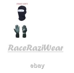 FI RED 2024 Go Kart Racing Suit CIK/FIA Level 2 Customize Race Suit In All Sizes