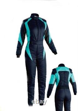 Girls/women Go Karting Race Suit Cik/fia Level2 Wear/outfit + Free Gifts