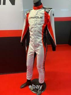 Go KART RACING SUIT PROLINE CIK / FIA LEVEL2 WITH GLOVES AND GIFT