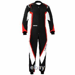 Go Kart Race Suit Black White Red Racing Suit