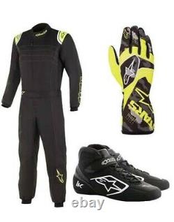 Go-Kart-Race-Suit-CIK FIA-Level-2-Approved-With-shoes-glove-and-Free-balaclava