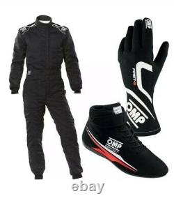 Go Kart Race Suit CIK FIA Level 2 Approved Shoes with free gift Gloves 