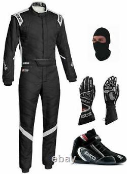 MARTINI GO KART RACE SUIT CIK/FIA LEVEL 2 APPROVED WITH MATCHING SHOES & GLOVES 