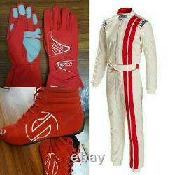 Go Kart Race Suit Cik/fia Level 2 Approved With Shoes & Gloves