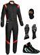 Go Kart Race Suit Cik/fia Level 2 Approved With Shoes & Gloves