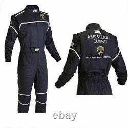 Go-Kart Race Suit F1 Lamborghini Karting Suit Multiple Sizes, Free Shipping