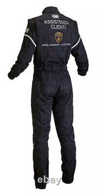 Go-Kart Race Suit F1 Lamborghini Karting Suit Multiple Sizes, Free Shipping