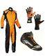 Go Kart Race Suite Cik/fia Level With Shoes Gloves And Gift