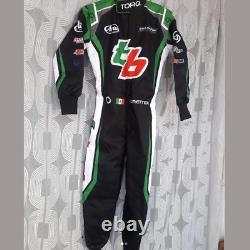 Go Kart Racing Suit CIK/FIA Level 2 Customize F1 Race Suit with Matching Gloves