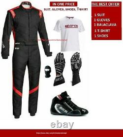 Go Kart Racing Suit CIK FIA Level 2 Suit Karting Shoes Shirt Kart Racing Gloves