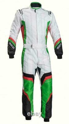Go Kart Racing Suit CIK/FIA Approved Customized White in Special Size 
