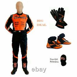 Go Kart Racing Suite Cik Fia Level 2 Approved Suit, Shoes & Gloves Free