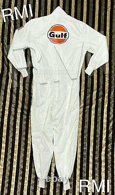 Gulf Embroidered Patches Go Kart/Karting Race/Racing Classical Hobby Race Suit