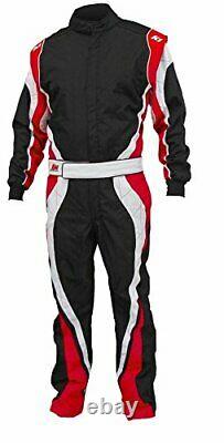 K1 Race Gear Speed 1 CIK/FIA Level 2 Approved Kart Racing Suit Red/White/Blac