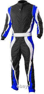 K1 Speed1 Karting Suit Pro Level Kart Racing Blue Red Kids to Adult Sizes