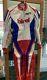 Kart Racing Birel 42 Suit White/blue/red Made In Italy Sized International