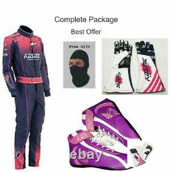 Kosmic Go Kart Race Suit Cik/fia Level 2 Approved With Matching Shoes & Gloves