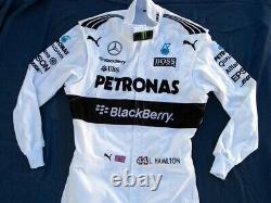 Lewis Hamilton 2015 Embroidered AMG Patches Go Kart Race Suit, With All Sizes
