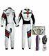 Martini Go Kart Race Suit Cik/fia Level 2 Approved With Matching Shoes & Gloves