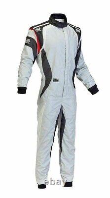 New Men OMP Go Kart Race Suit CIK FIA Level 2 Approved with free gifts