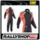 Omp Ks-3 Suit Black Fluo Orange Size 60 Kart Racing Overall Cik 3 Layers Stock