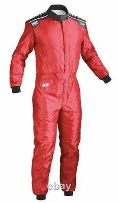 OMP KS-4 Suit Red Size S 46-48 Go Karting Racing Overall CIK-FIA 4 Layers STOCK