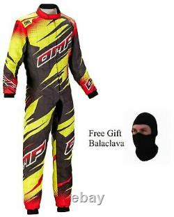 Omp Go Karting Racing Suit Cik Fia Level 2 Sublimation Print Suit With Gifts