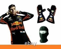 Red Bull Go Kart Race Suit Cik/fia Suit With Free Sublimation Gloves
