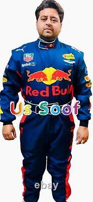 Red Bull Go Kart Race Suite CIK FIA Level 2 Approved With Free Gloves Shoes Gift