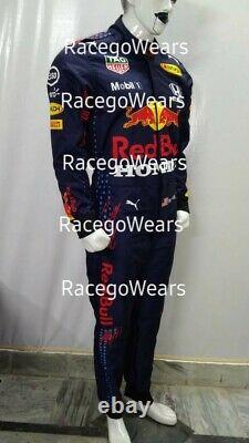 RedBull 2021 Printed Suit Go Kart/Karting race Suit f1 karting suit-Racegowears