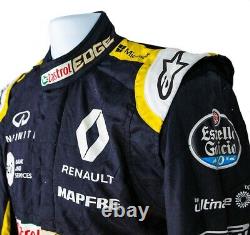 Renault racing suit digital printed made to measure Level 2 karting suit