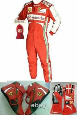 Santander-go Kart Racing Suit With Shoes & Gloves Sublimated Cik Fia Level 2
